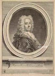 Ricci, Marcus, 1679 - 1729, Cividal di Belluno, Venedig, Italienischer Landschaftsmaler und Radierer., Portrait, KUPFERSTICH:, Rossalba Car[riera] pinx. –  Jos. Smith del. –  A. Faldoni Ven. sc. 1724.