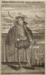 SACHSEN: Johann Wilhelm, Herzog von Sachsen-Weimar-Coburg u. Gotha, 1530 - 1573, Torgau, Weimar, Regent 156673, seit 1567 in Gotha. Zweiter Sohn von Kurfrst Johann Friedrich I. 