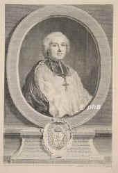 Luynes, Paul d'Albert de,   - 1788, , , Erzbischof von Sens (Dep. Yonne). Kardinal 1756., Portrait, KUPFERSTICH / RADIERUNG:, Latinville pinx.   St. Fessard sc. 1756.