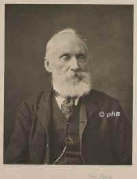 Thomson, William, 1892 Lord Kelvin, 1824 - 1907, Belfast, Nethergall bei Largs (Ayr), Englischer Physiker. Nach Kelvin ist die Temperaturskala benannt, deren Ausgangspunkt der absolute Nullpunkt ist., Portrait, PHOTO-HELIOGRAVUERE:, Dickinson, London, phot.  [um 1900]