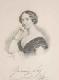 Brde-Ney, Jenny, 1824 - 1886, Portrait, STAHLSTICH:, Weger u. Singer sc.