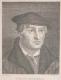 Bugenhagen, Johann (gen. Pomeranus oder Dr. Pommer), Holbein pinx. –  H. Pinhas sc., KUPFERSTICH: