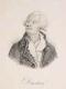 Danton, Georges Jacques, 1759 - 1794, Portrait, KUPFERSTICH:, Monogrammist:  F... ( T... ?)  [um 1800]