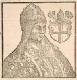 PAPST: Felix V. (Amadeus VIII., Herzog von Savoyen), 1383 - 1451, Chambery, Genua, Regent in Savoyen 13911434. ltester Sohn von Graf Amadeus VII. (13601391) u. Bonne de Berry (13621435); vermhlt 1401 mit Marie de Bourgogne (13801422).   1416 erster Herzog von Savoyen, erbt 1418 Piemont.  Vom Konzil in Baseler 1439 zum Papst erwhlt, als Felix V. gekrnt. Letzter Gegenpapst, seine Wrde 1449 niedergelegt. Kardinal u. Bischof von Sabina.  Stifter des Ritterordens des hl.Mauritius. [> SAVOYEN: Amedeo VIII., Portrait, BUCHHOLZSCHNITT:, ohne Adresse, 16. Jh.