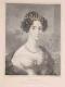 SACHSEN: Amalie (Maria Amalie Friederike Augusta), Herzogin von Sachsen, 1794 - 1870, Portrait, STAHLSTICH:, F. Rensch pinx.  J. Axmann sc.